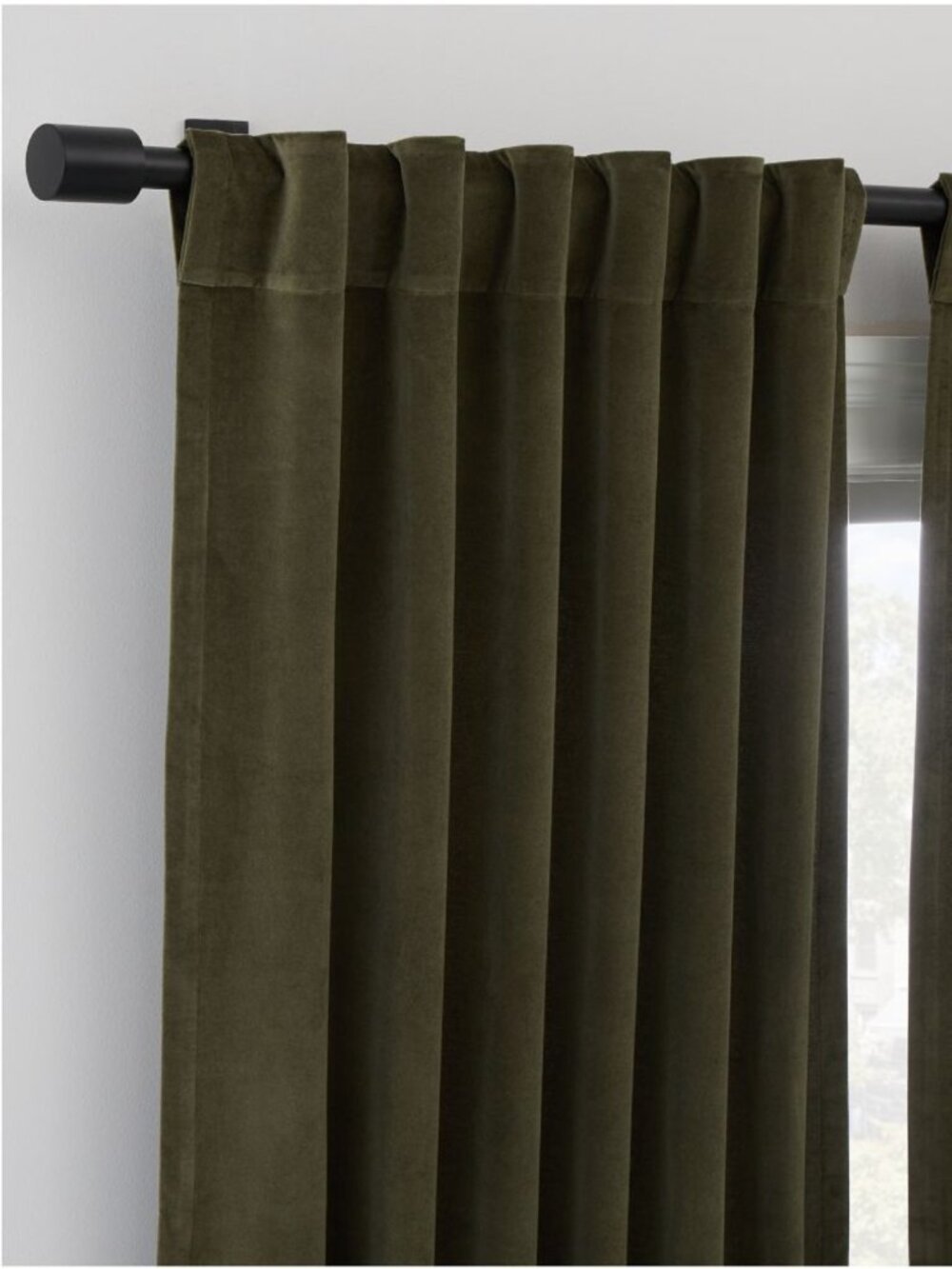 West Elm Cotton Velvet Curtain